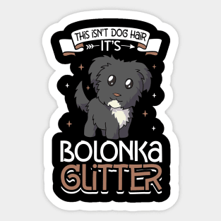 Bolonka glitter Sticker